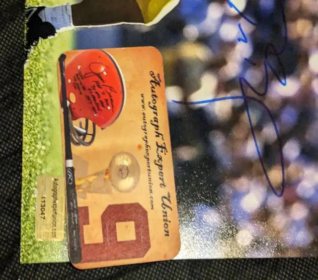 A Tom Brady Autographed 8x10 Photo with coa