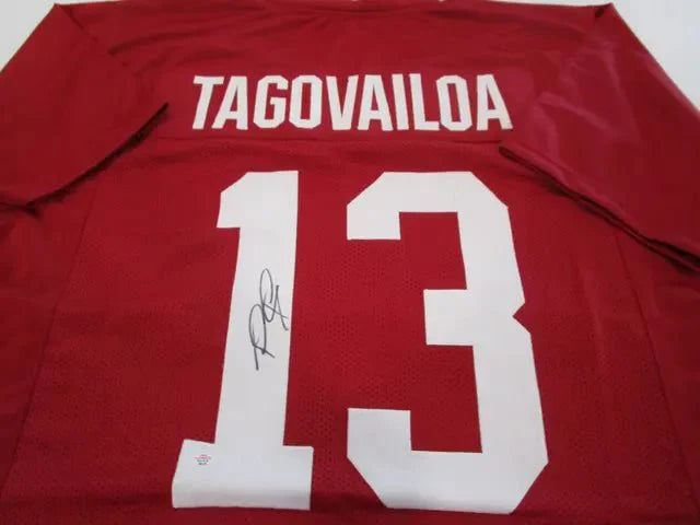 A Tua Tagovailoa of the Alabama signed autographed football jersey PAAS COA 133
