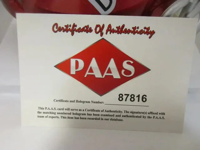 Mac Jones of the New England Patriots signed autographed mini football helmet PAAS COA 816