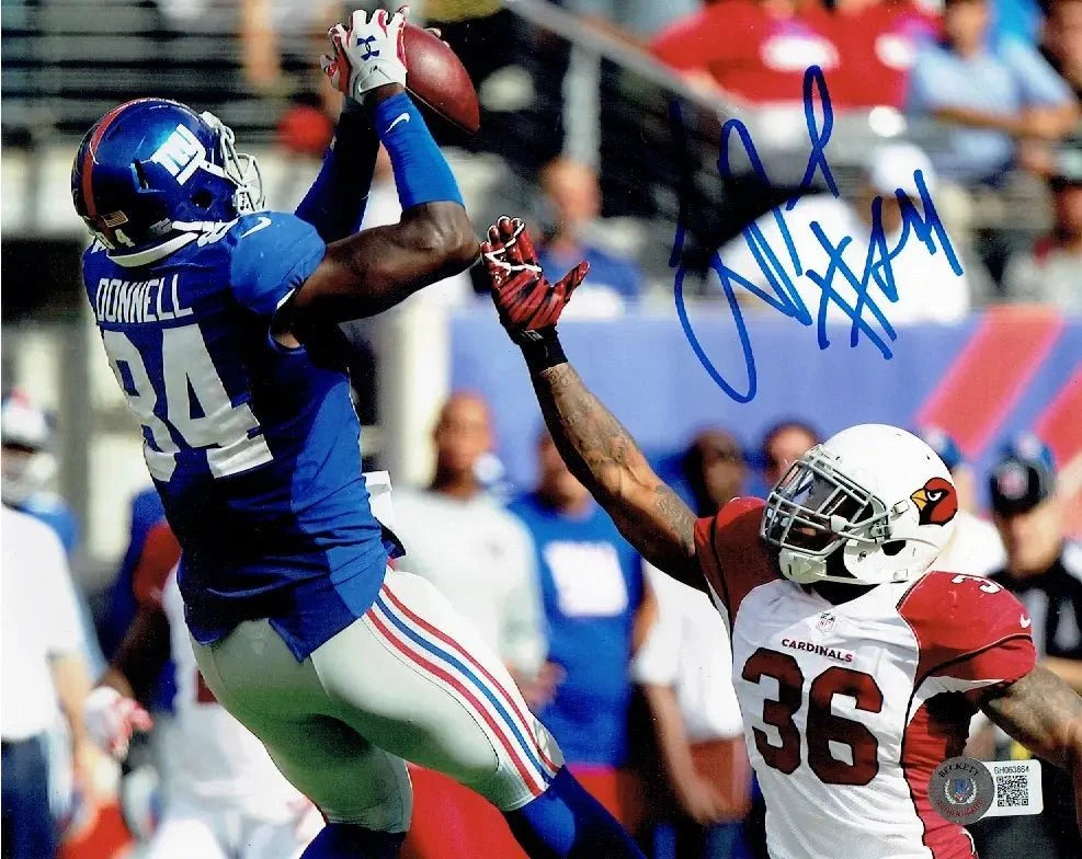 Larry Donnell New York Giants Autographed 8x10 Photo Beckett Holo