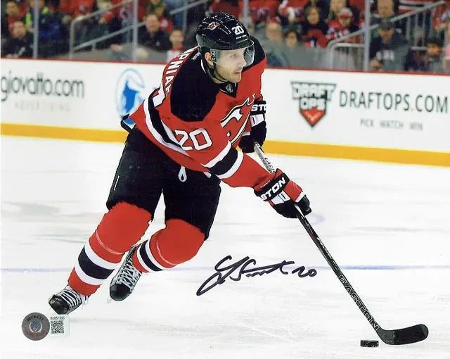 Lee Stempniak New Jersey Devils Autographed 8x10 Photo Beckett Holo