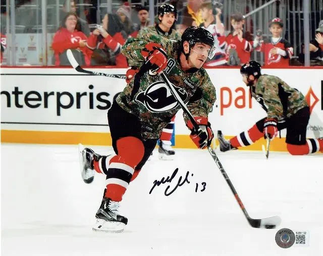 Michael Cammalleri New Jersey Devils Autographed 8x10 Photo Beckett Holo