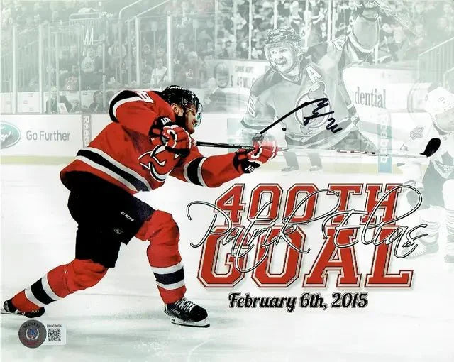Patrik Elias New Jersey Devils Autographed 8x10 Photo Beckett Holo