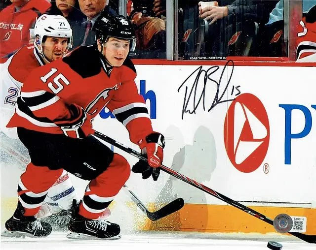 Ried Boucher New Jersey Devils Autographed 8x10 Photo Beckett Holo