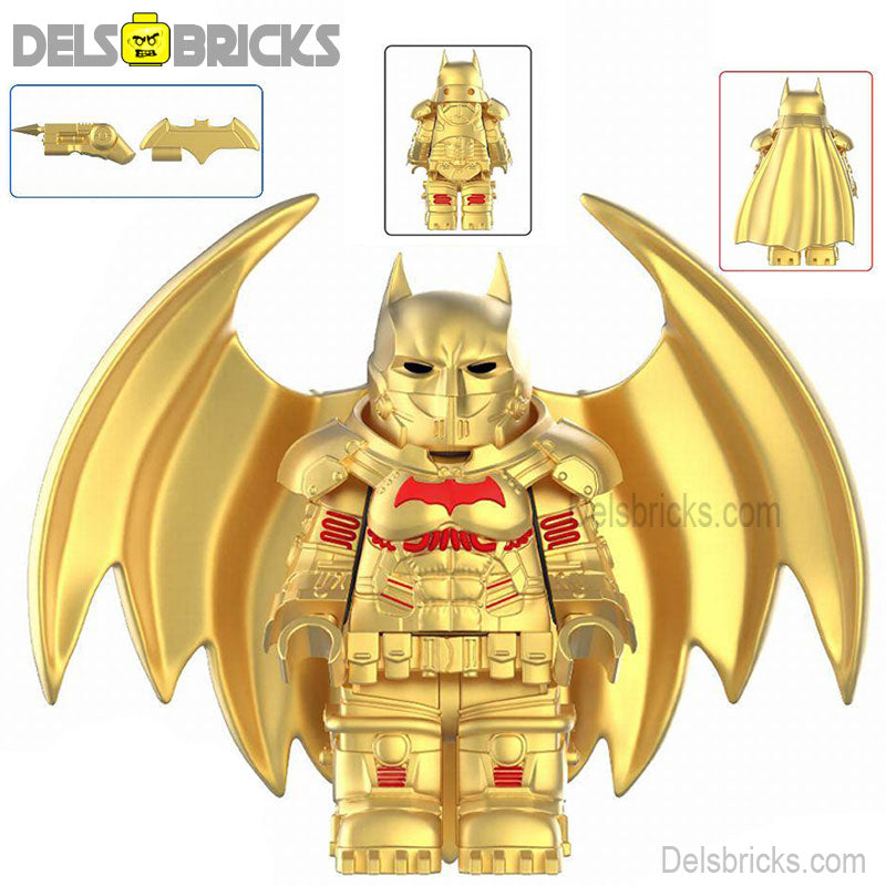 Batman XE Bat suit (extreme Environment) Lego Minifigures custom Toys Gold