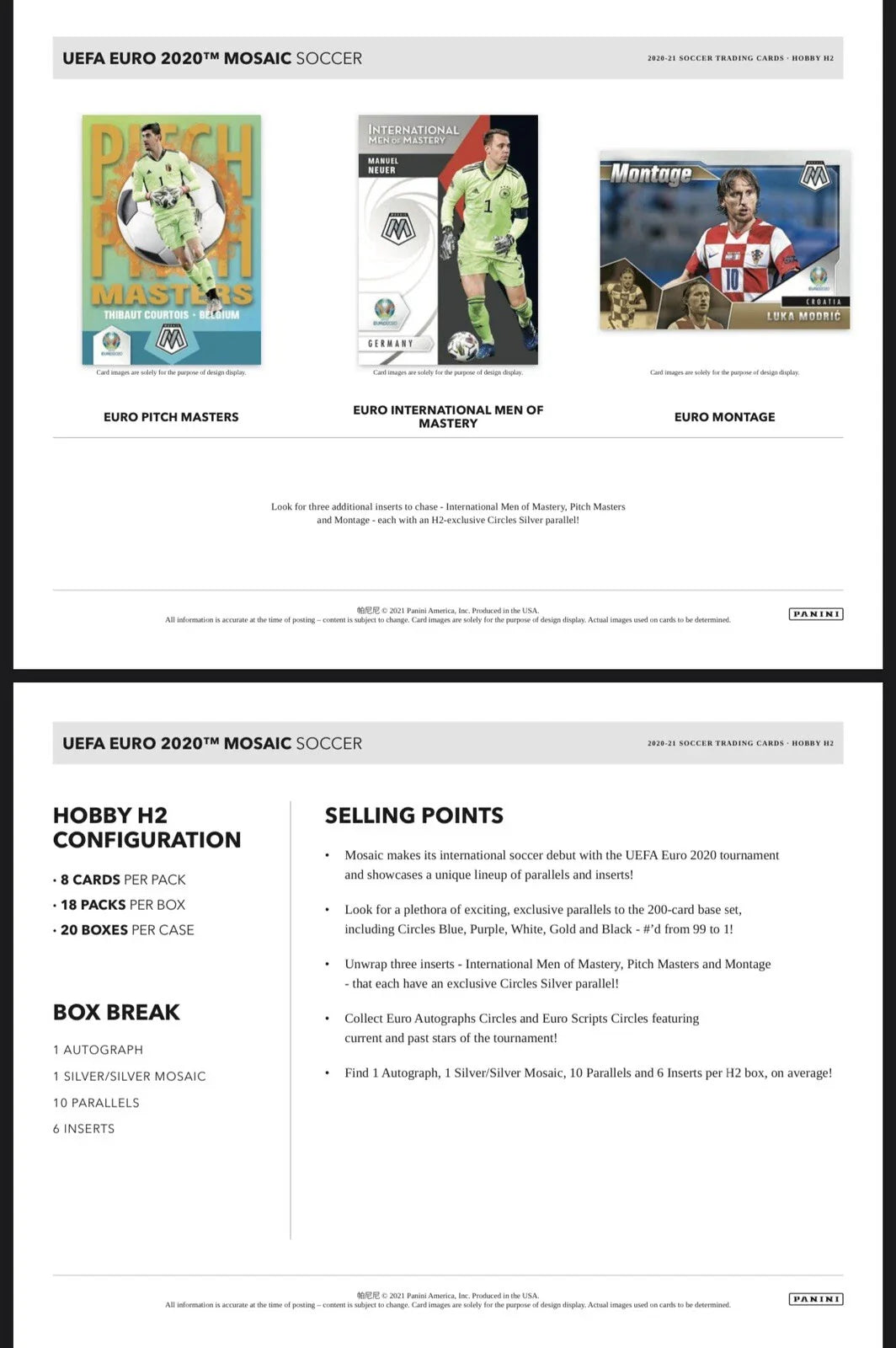 2021 Mosaic Euro Soccer H-2