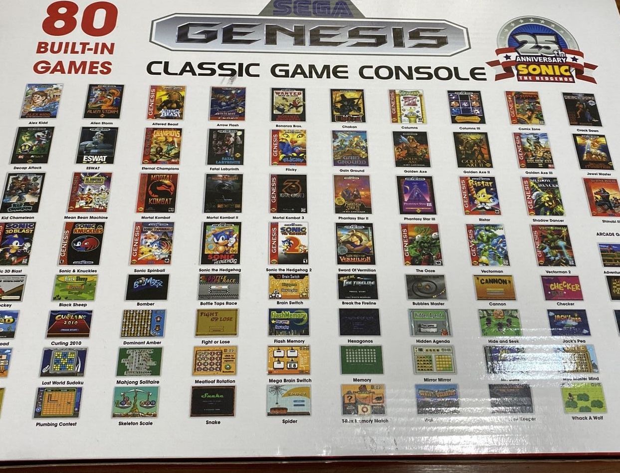 Sega Genesis Classic Console Complete | NM