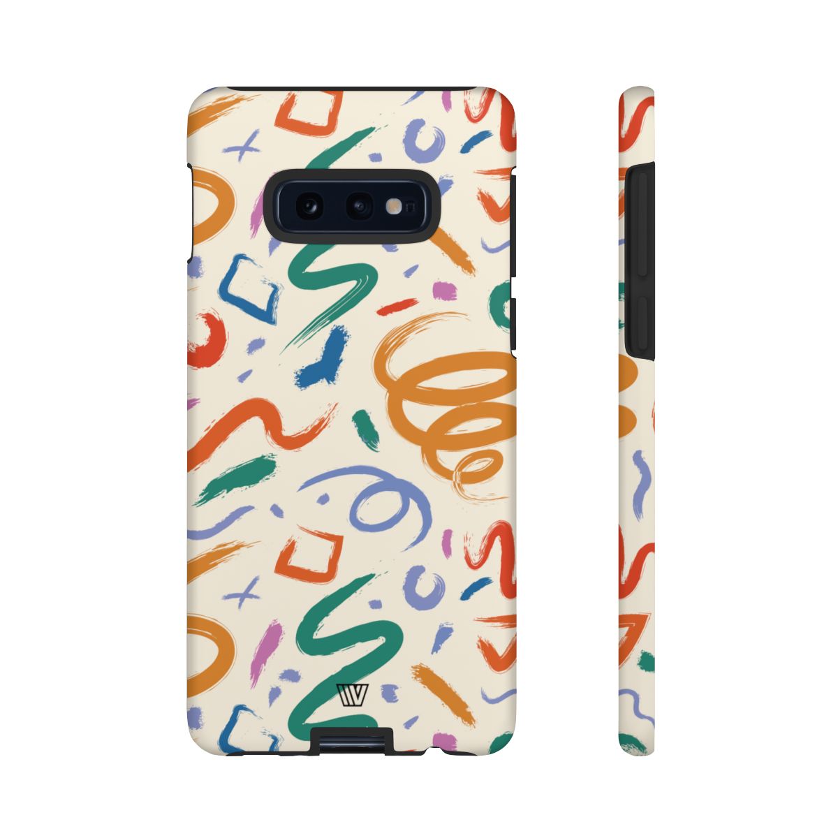 DOODLE BRUSH STROKES | Tough Phone Case