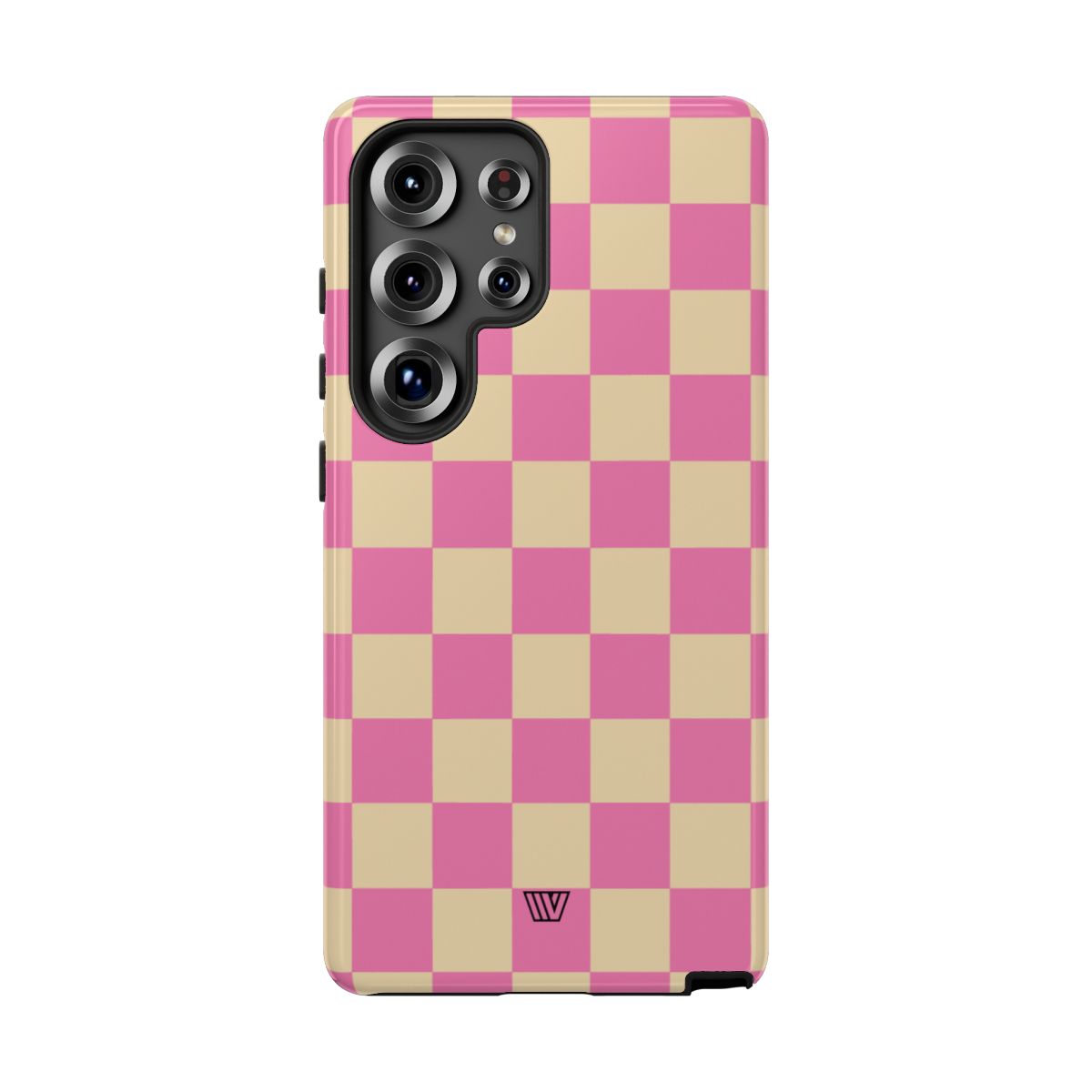 PINK TAN CHECKERBOARD | Tough Phone Case