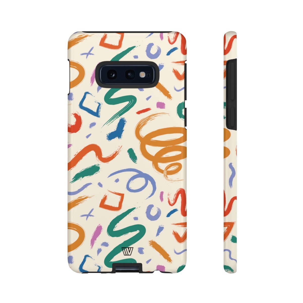 DOODLE BRUSH STROKES | Tough Phone Case