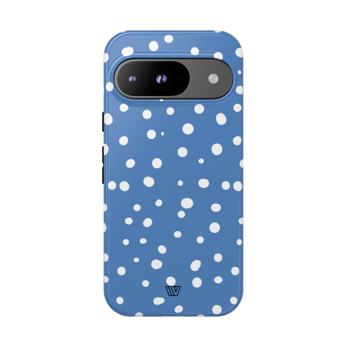 DUSTY BLUE DOTS | Tough Phone Case