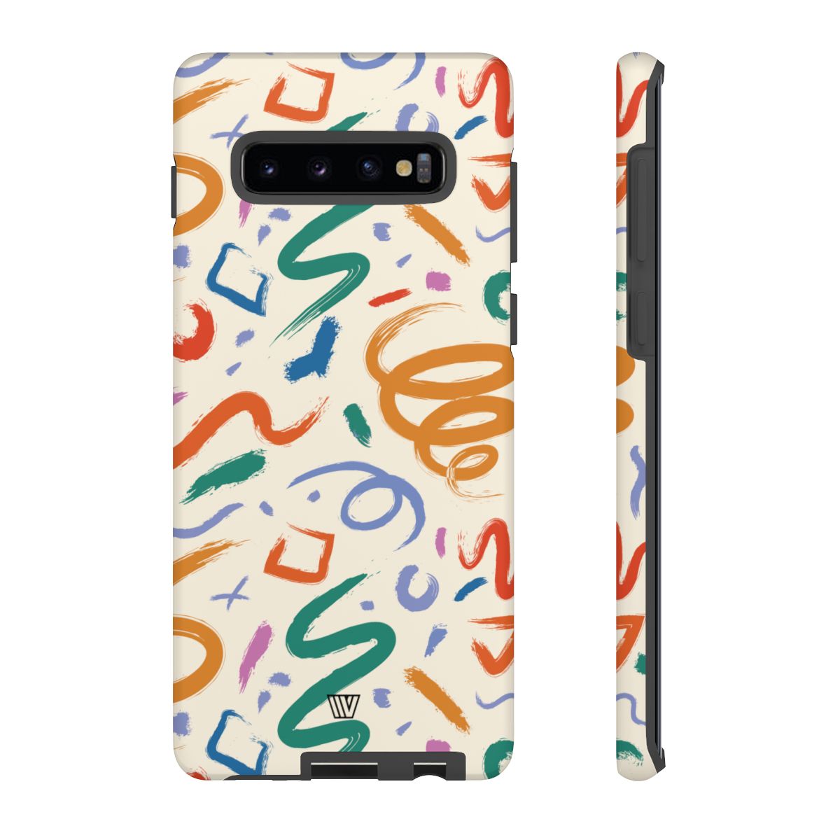 DOODLE BRUSH STROKES | Tough Phone Case