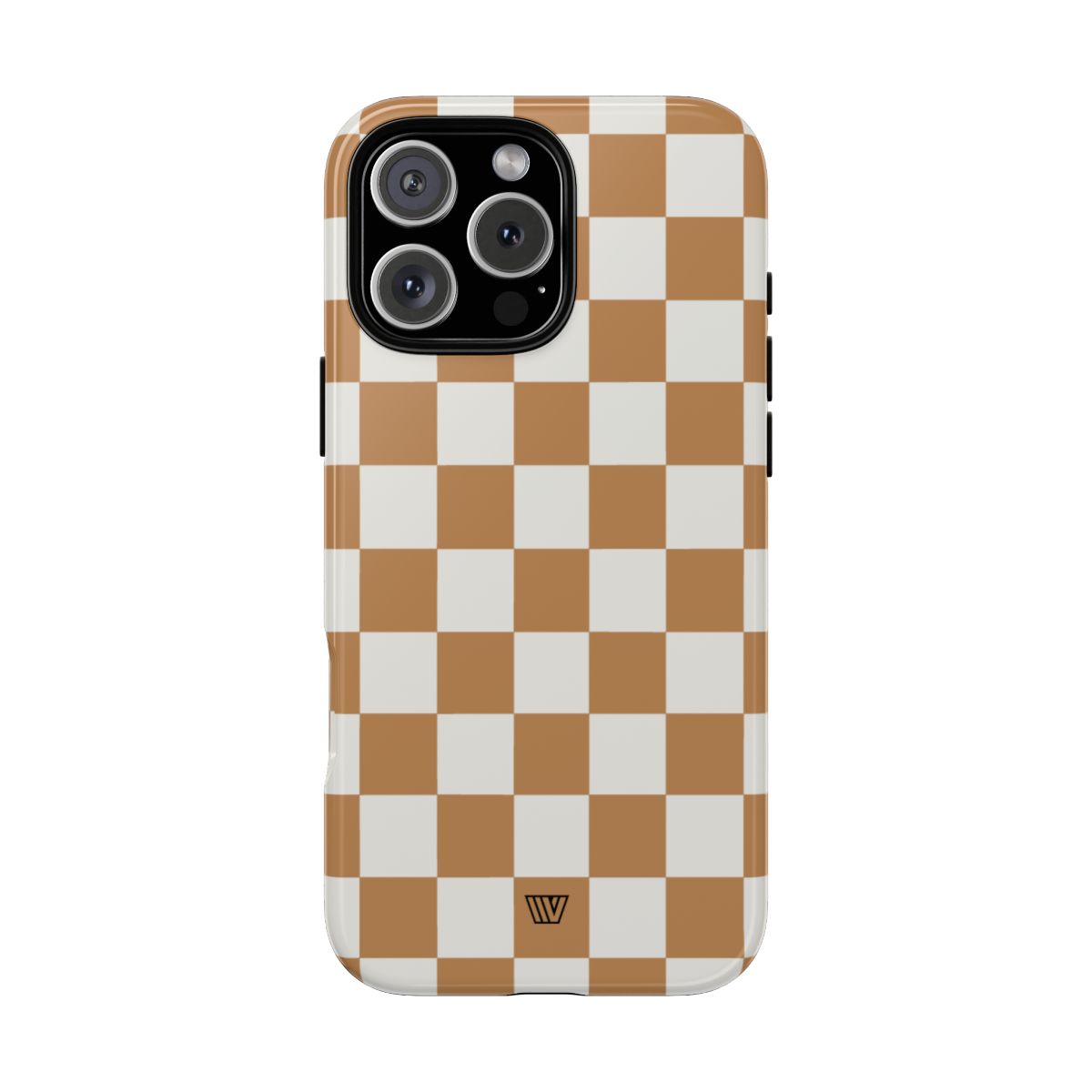 CHESTNUT CHECKERBOARD | Tough Phone Case