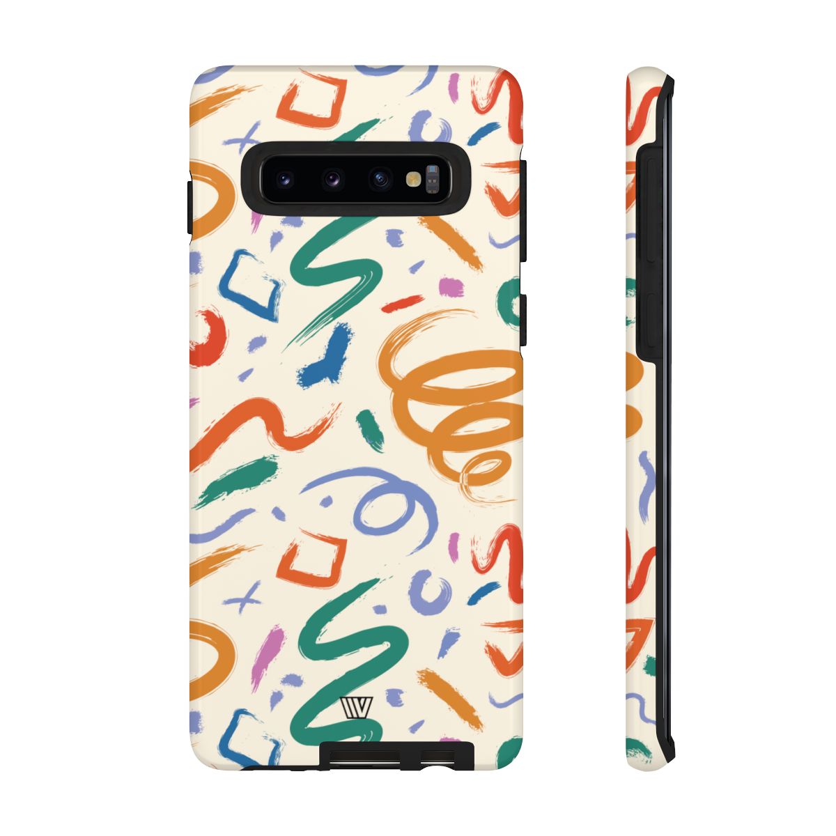 DOODLE BRUSH STROKES | Tough Phone Case