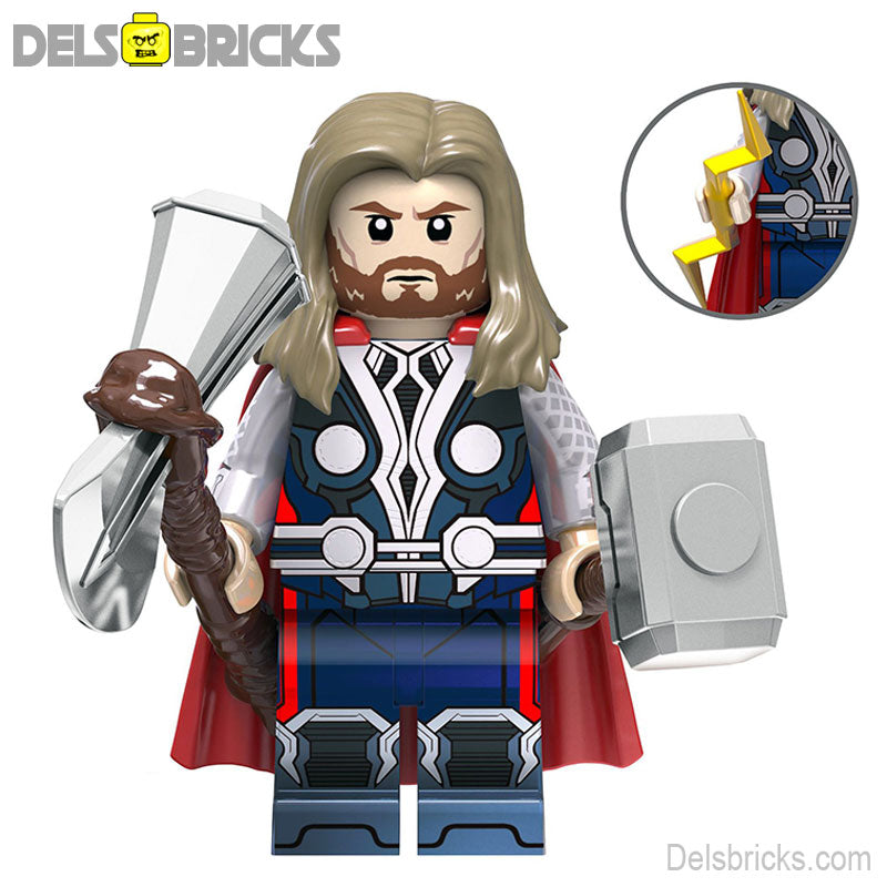 Thor from The Avengers Lego Marvel Minifigures Custom Toys