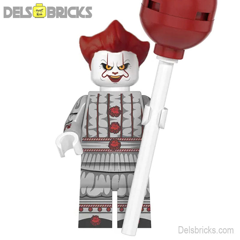 Pennywise from Stephen King's IT 2017 Lego Minifigures Custom Toys
