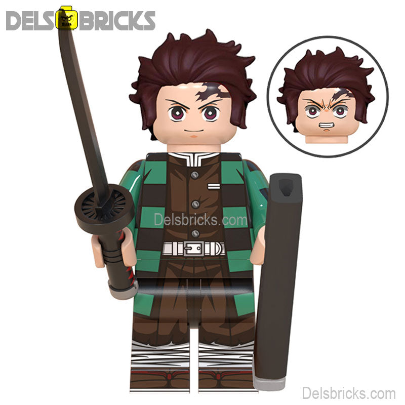 kamado tanjirou Demon Anime Slayer Custom Lego Star Wars Minifigures Toys