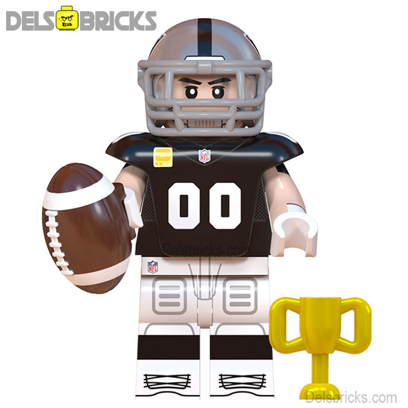 Las Vegas Raiders NFL Football Teams Lego Minifigures Custom Toys