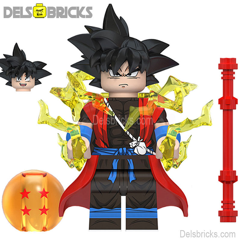 Xeno Goku Dragon Ball Z Best Lego Minifigures | Custom Anime Toy Collectibles