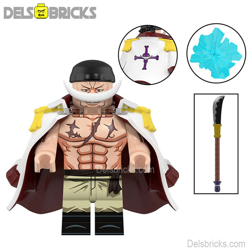 Edward Newgate ONE PIECE Anime Lego Minifigures custom toys NEW 1