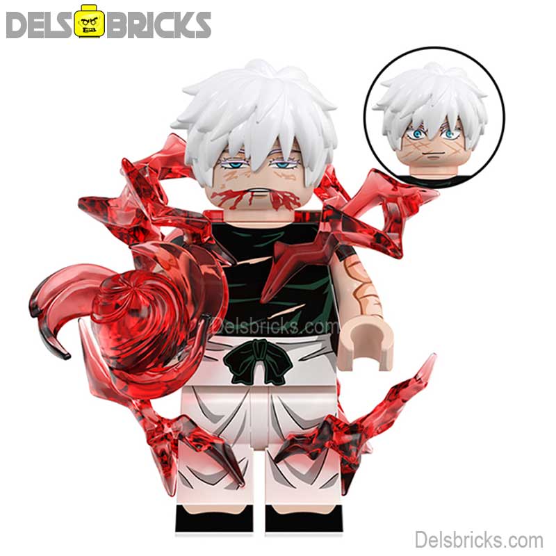 satoru Gojo Jujutsu kaisen Lego Anime Minifigures Custom Toys