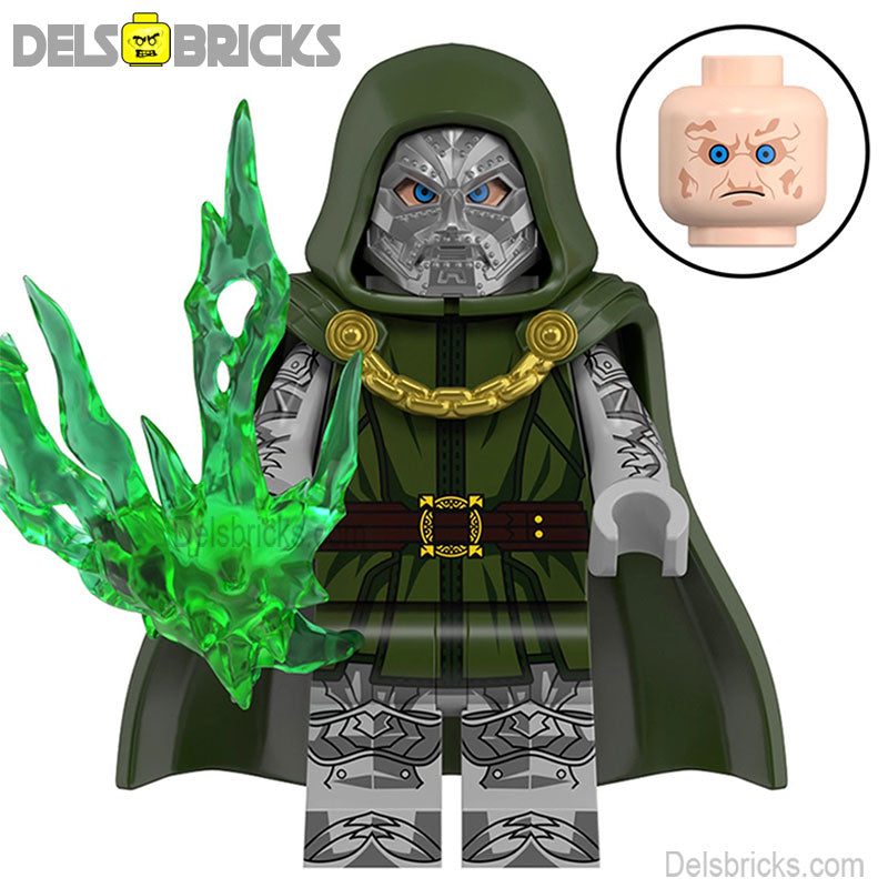 Dr Doom Fantastic Four First Steps Lego Minifigures Custom Toys 1