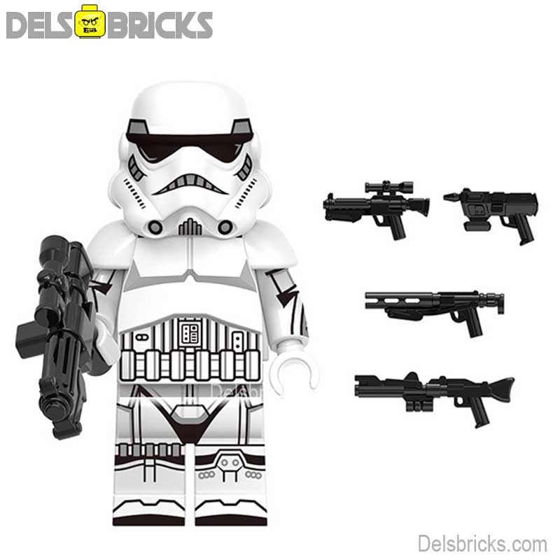 Imperial Stormtrooper & Blasters Lego Star Wars Minifigures Custom Toys