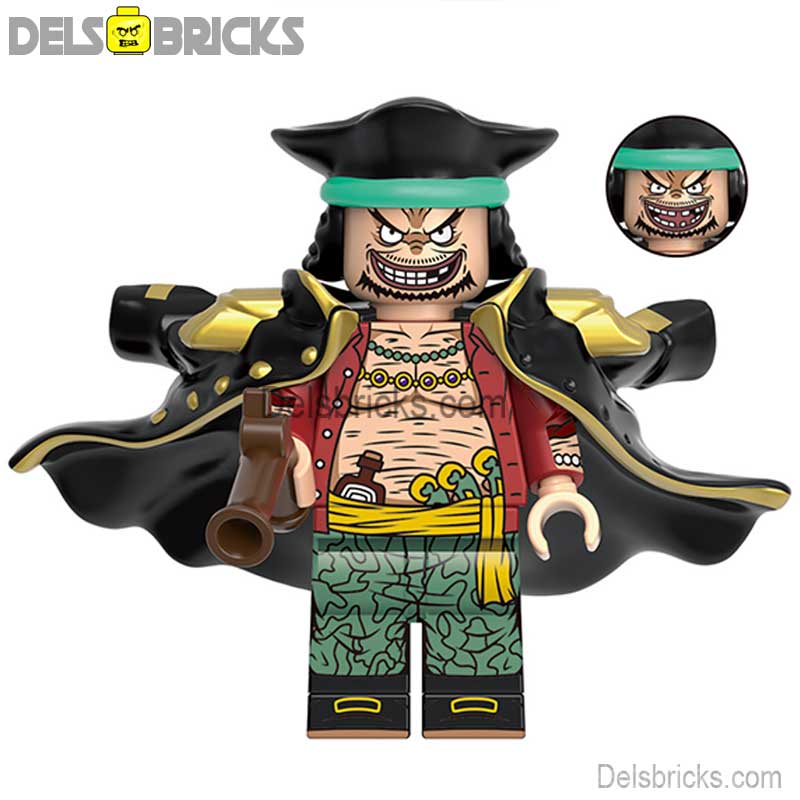 Black Beard Marshall D Teach ONE PIECE Anime Lego Minifigures custom toys