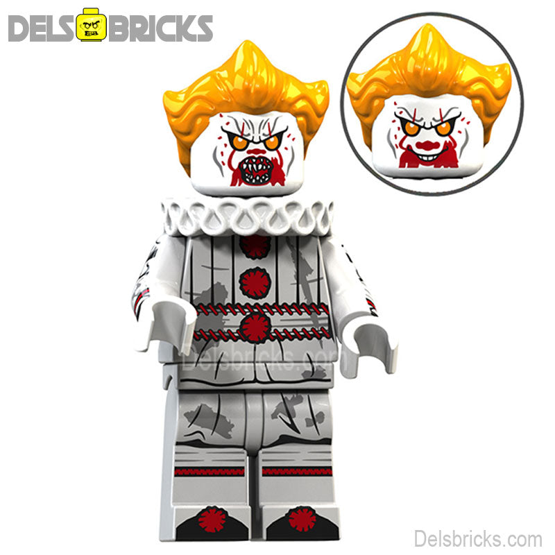 Pennywise Stephen King's IT 2017 Lego Minifigures Custom Toys