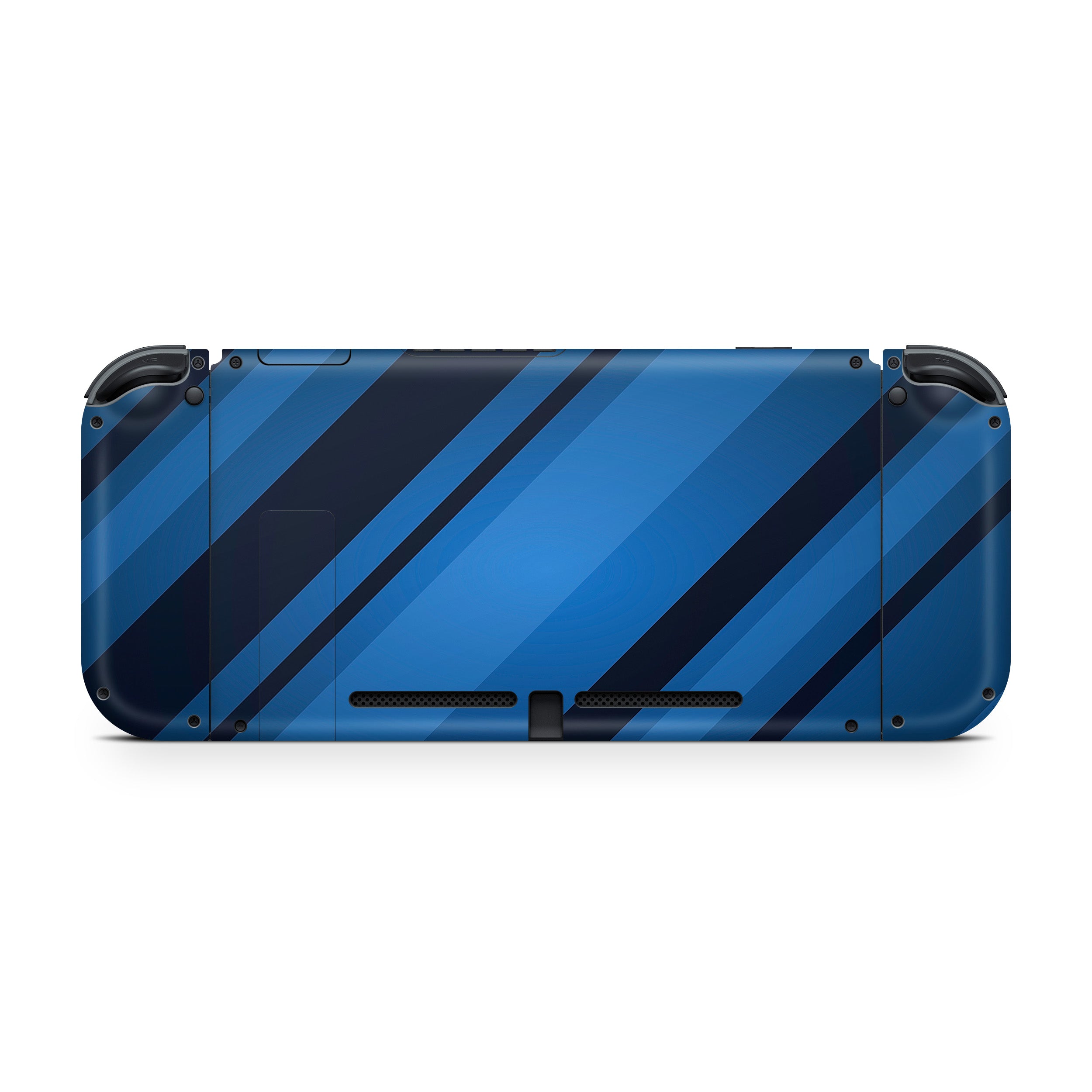 A video game skin featuring a Blue Streaks design for the Nintendo Switch.
