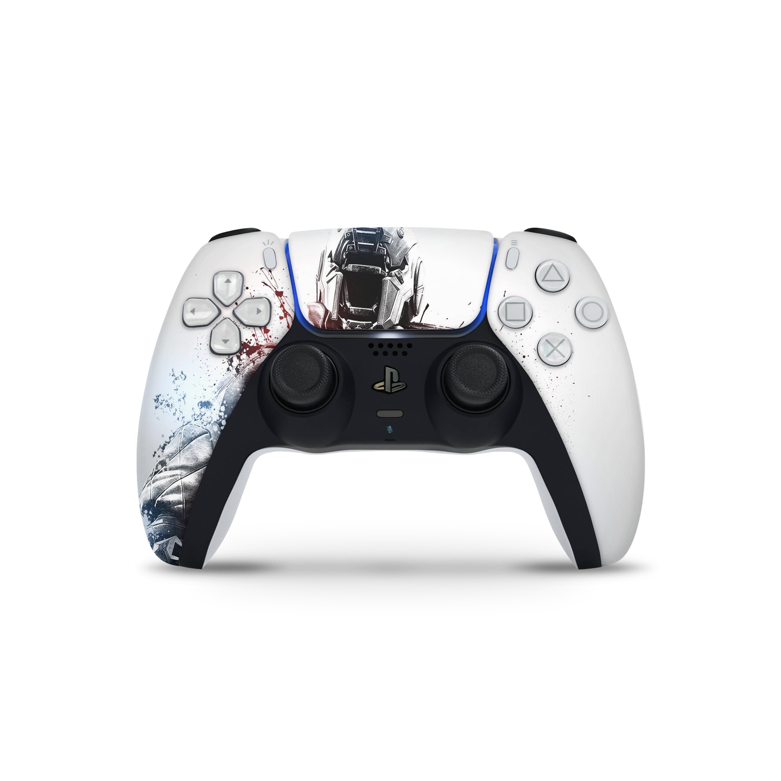 A video game skin featuring a Destiny design for the PS5 DualSense Controller.