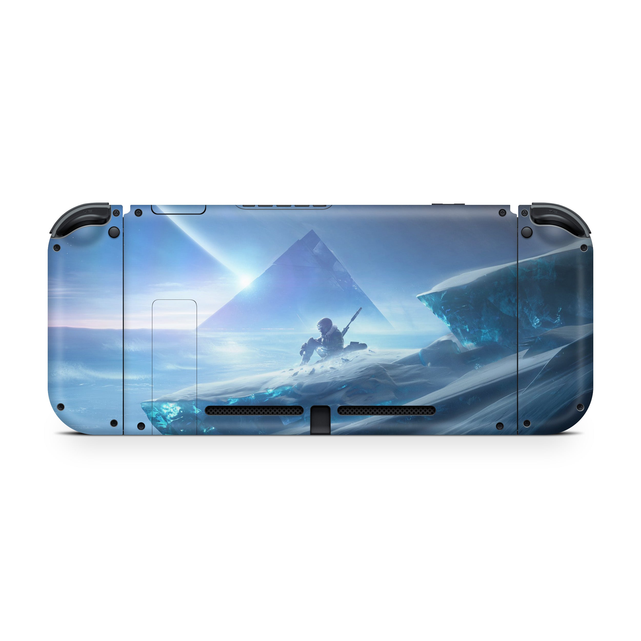 A video game skin featuring a Destiny 2 design for the Nintendo Switch.