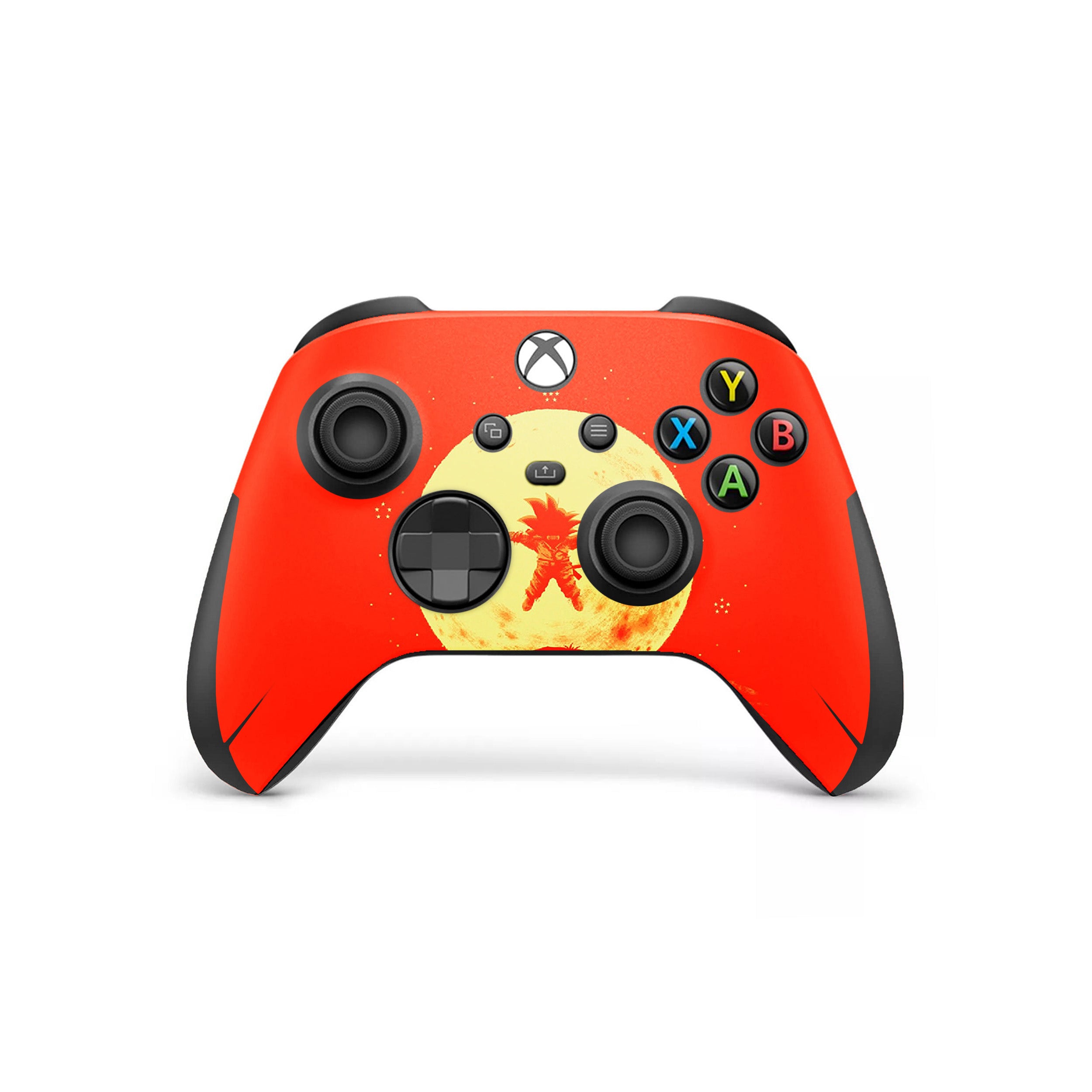 A video game skin featuring a Dragon Ball Z Kid Goku design for the Xbox Wireless Controller.