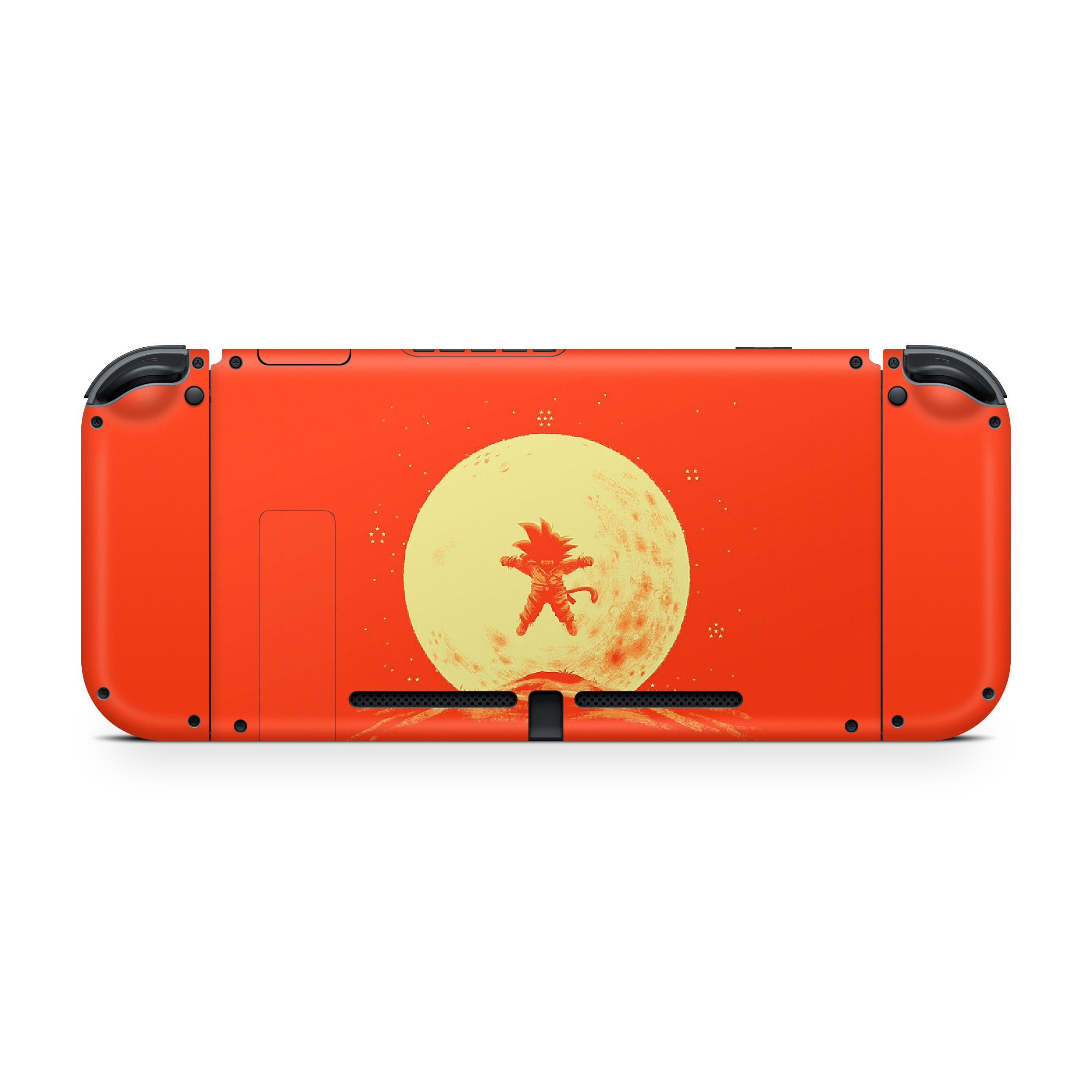 A video game skin featuring a Dragon Ball Z Kid Goku design for the Nintendo Switch.
