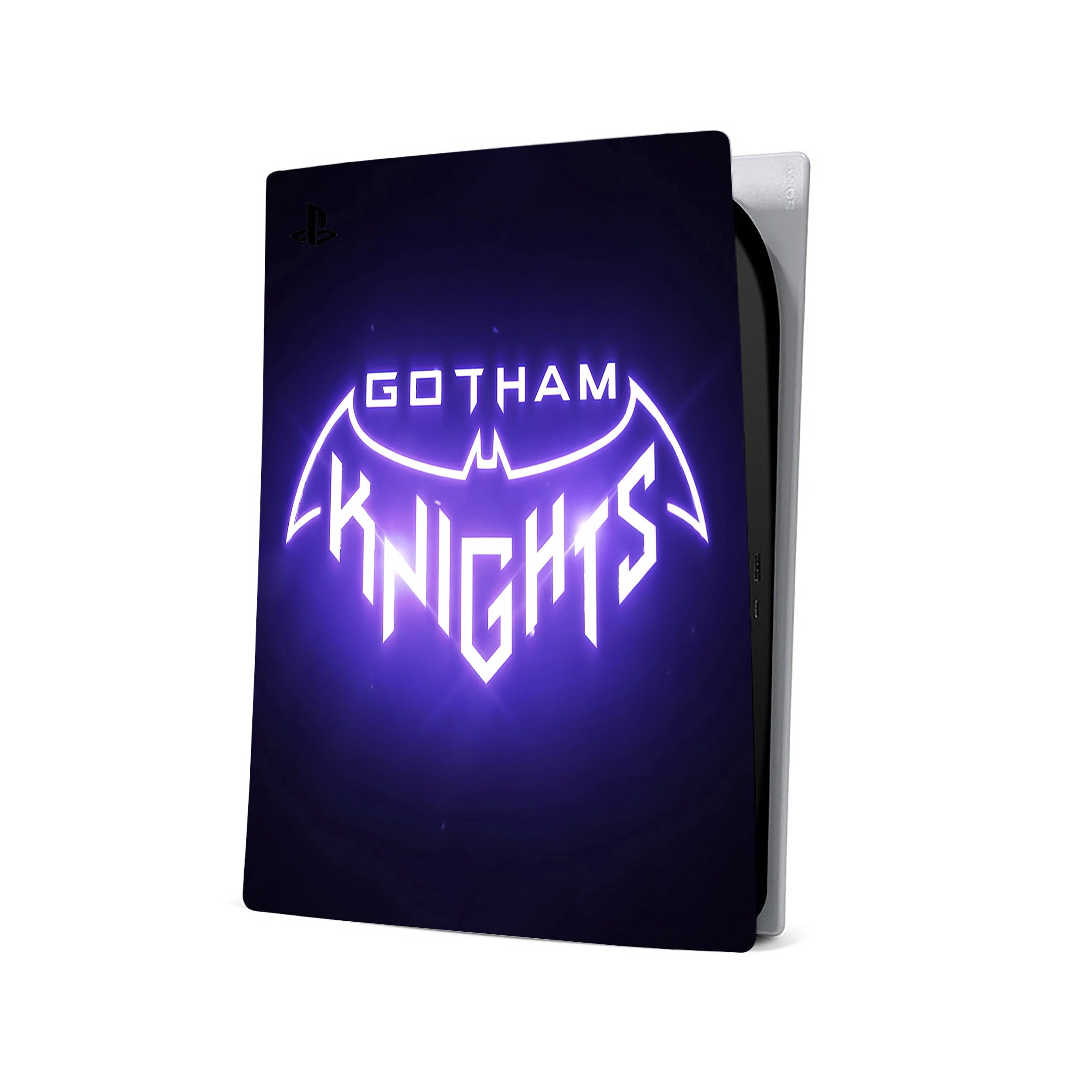 A video game skin featuring a DC Comics Gotham Knights design for the PS5.