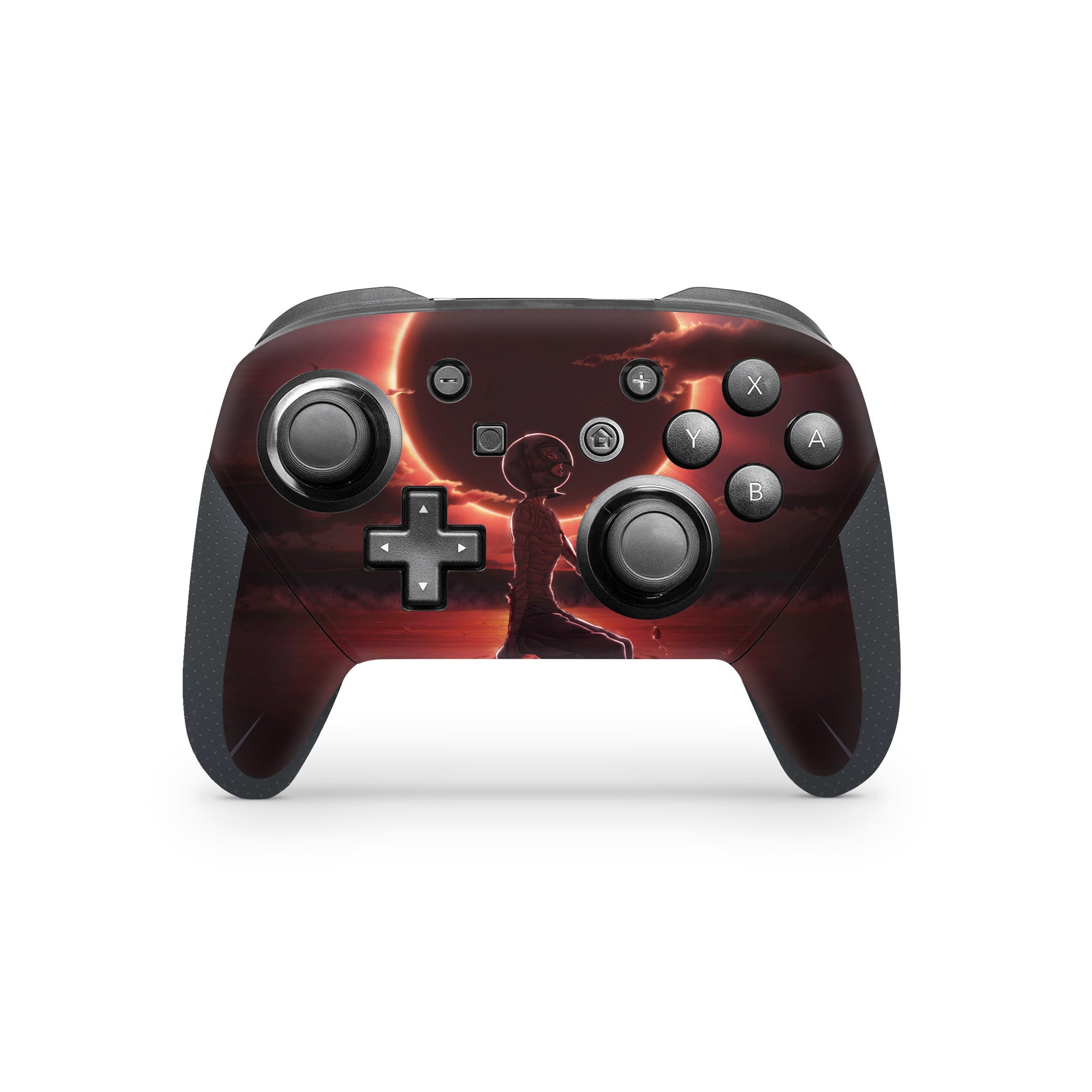 A video game skin featuring a Berserk Griffith design for the Switch Pro Controller.