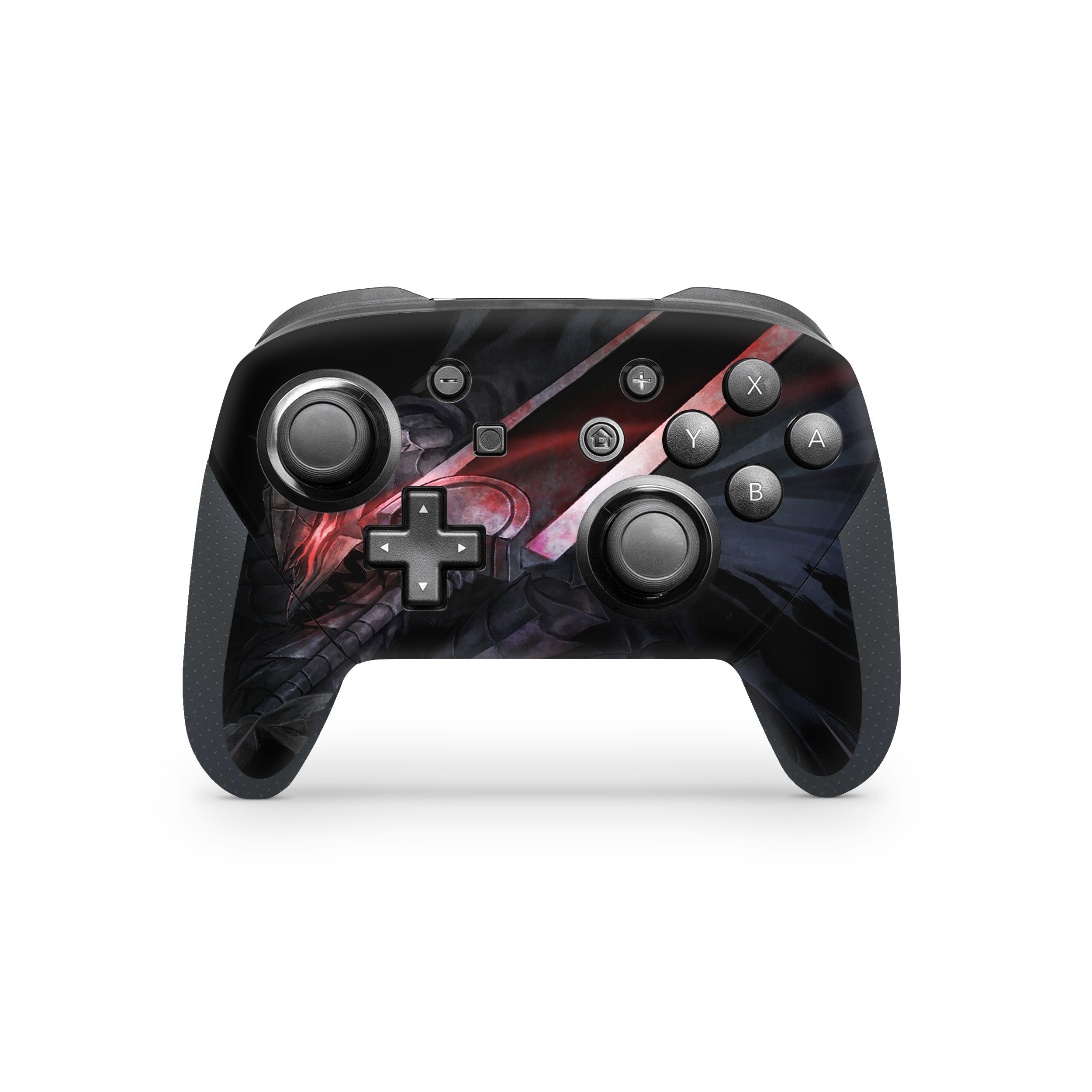 A video game skin featuring a Berserk Guts design for the Switch Pro Controller.