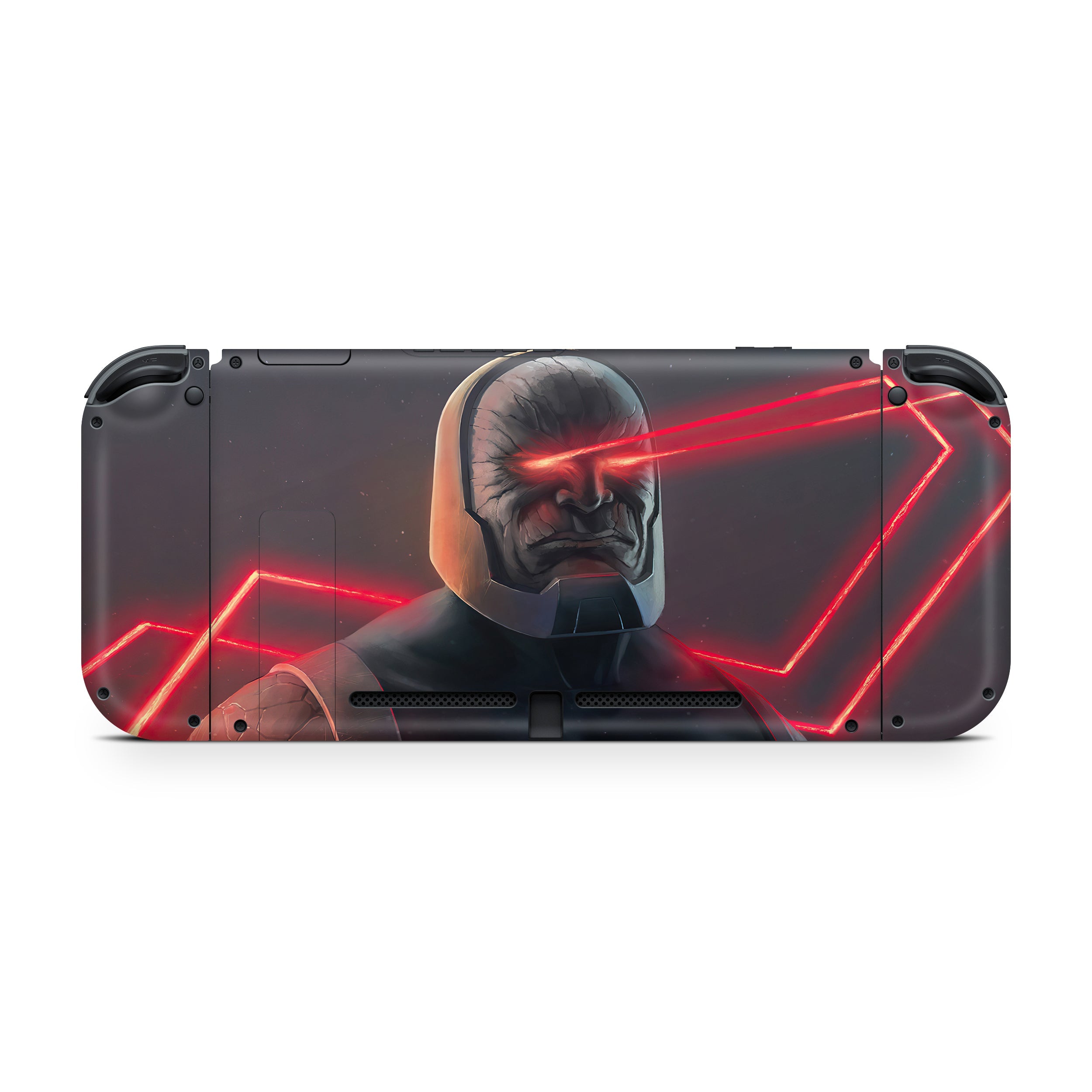 A video game skin featuring a DC Comics Darkseid design for the Nintendo Switch.