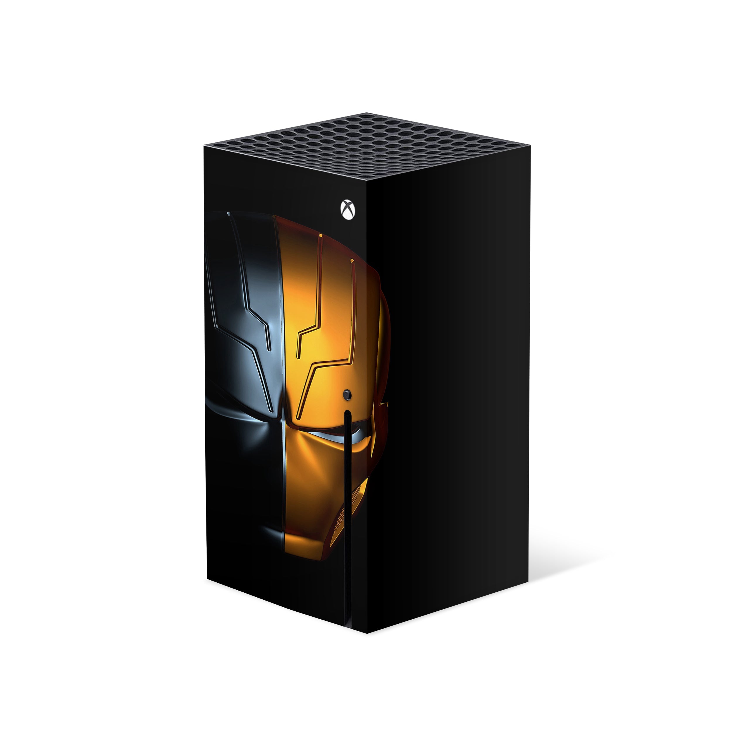 A video game skin featuring a DC Comics Deathstroke design for the Xbox Series X.