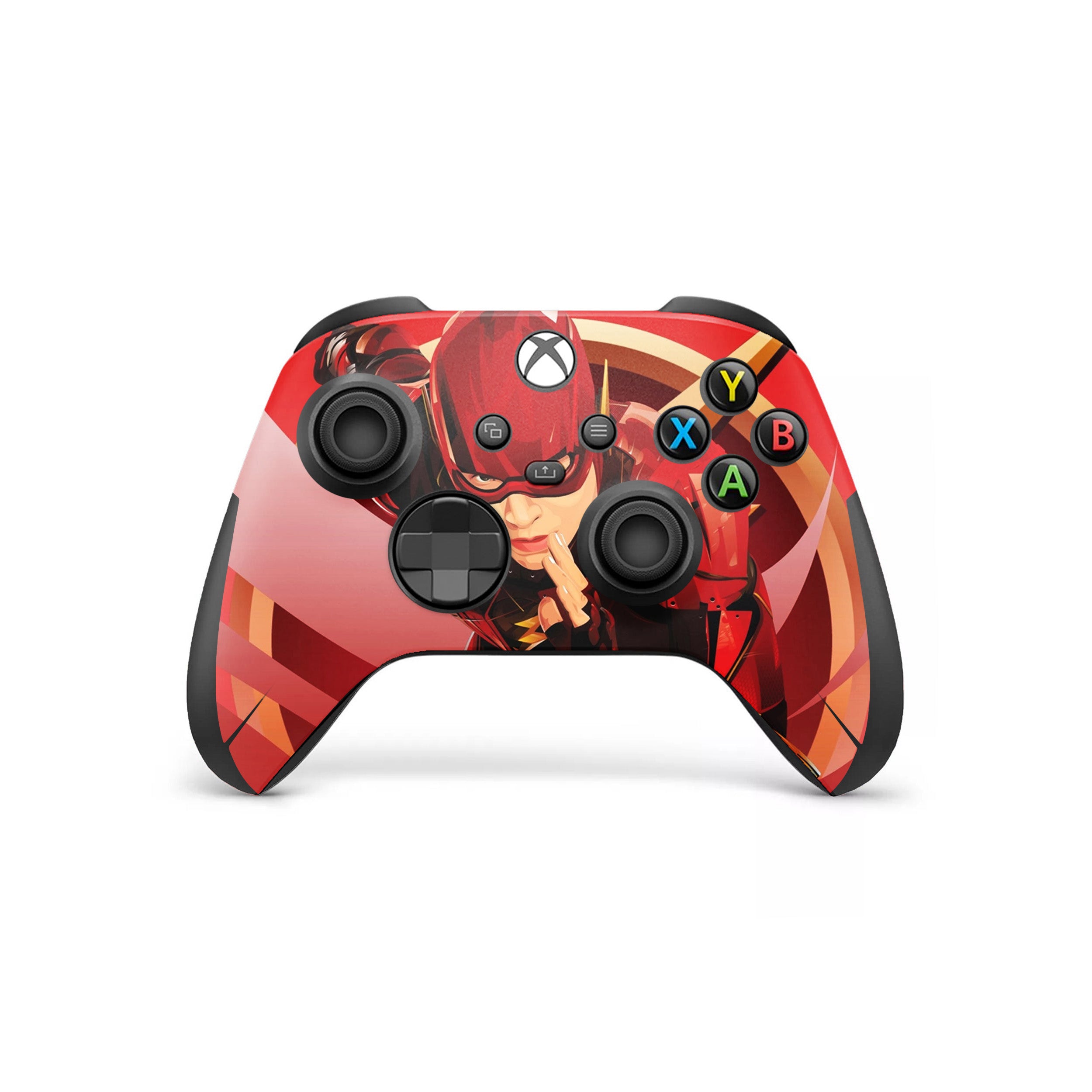 A video game skin featuring a DC Comics Flash design for the Xbox Wireless Controller.