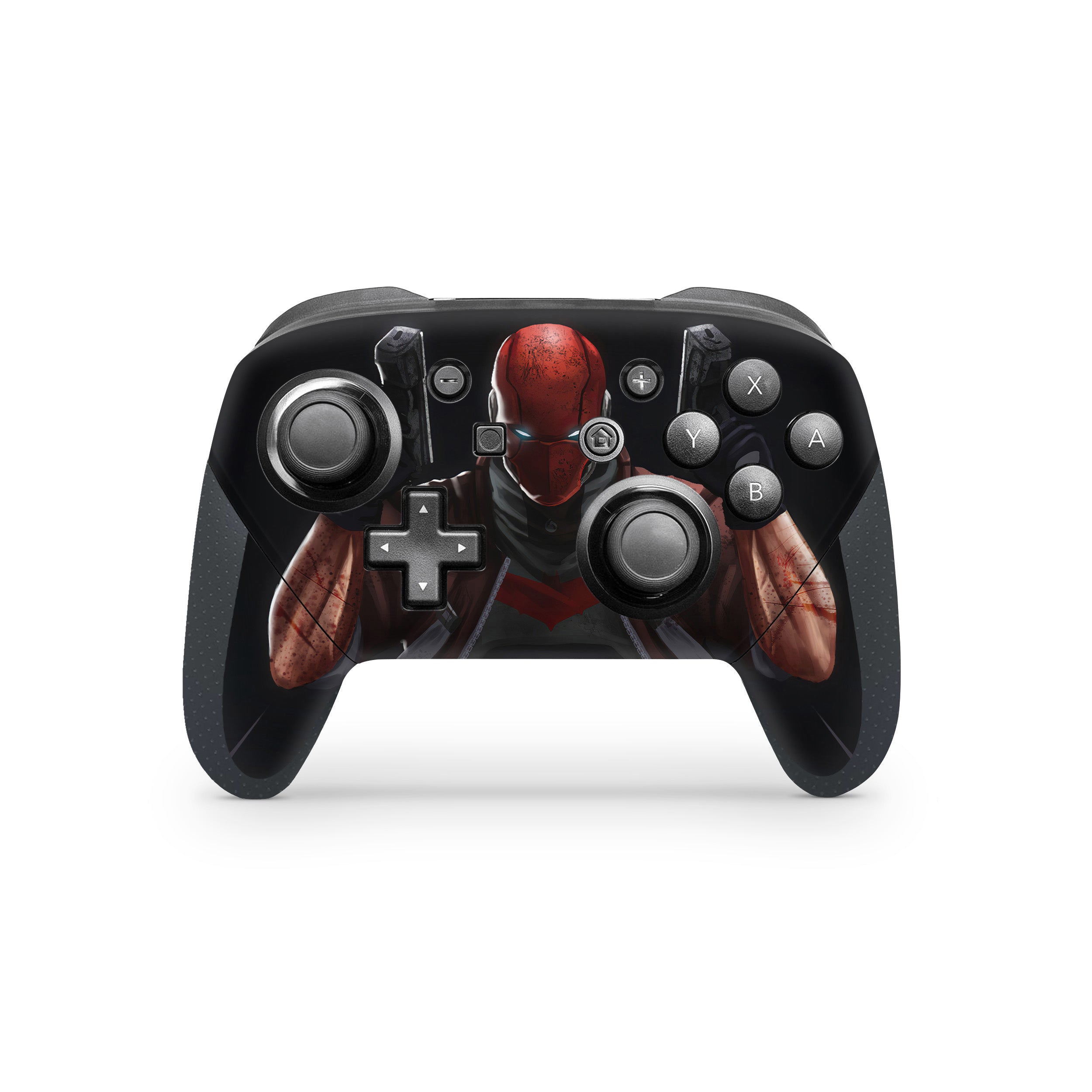 DC Comics Red Hood Nintendo Swtich Pro Controller Skins (v1) | Switch, Switch OLED, & Switch Lite | Gizmo Trims