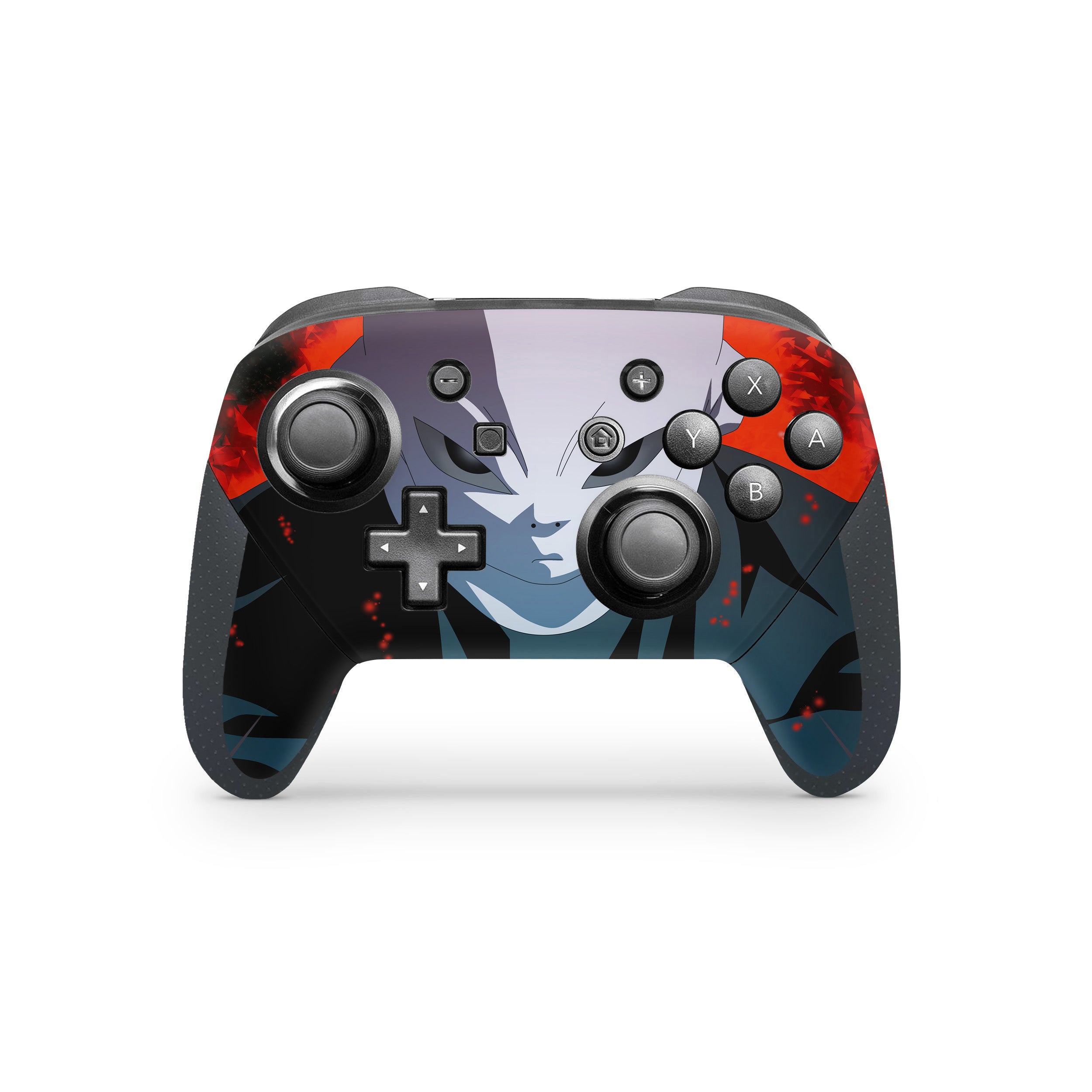 A video game skin featuring a Dragon Ball Super Jiren design for the Switch Pro Controller.
