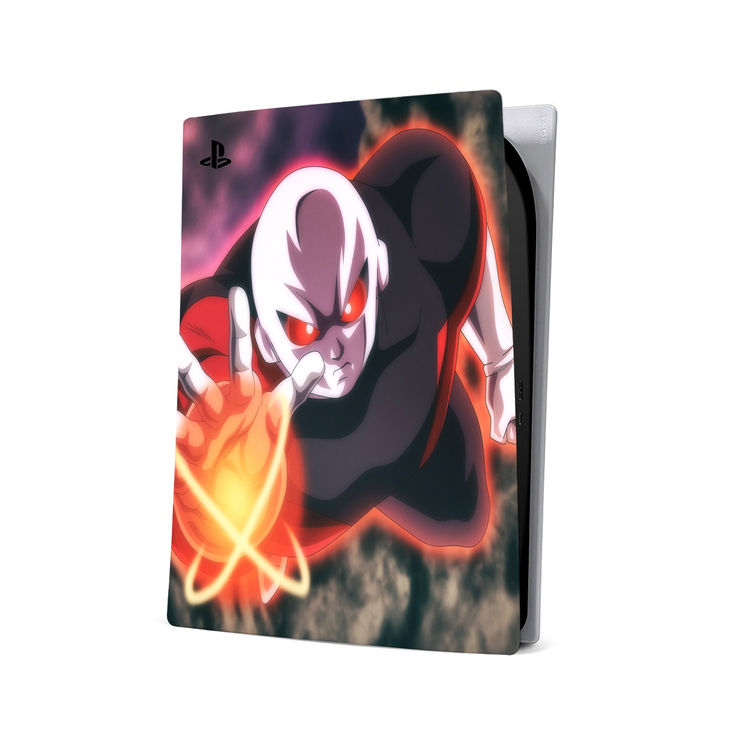 A video game skin featuring a Dragon Ball Super Jiren design for the PS5.