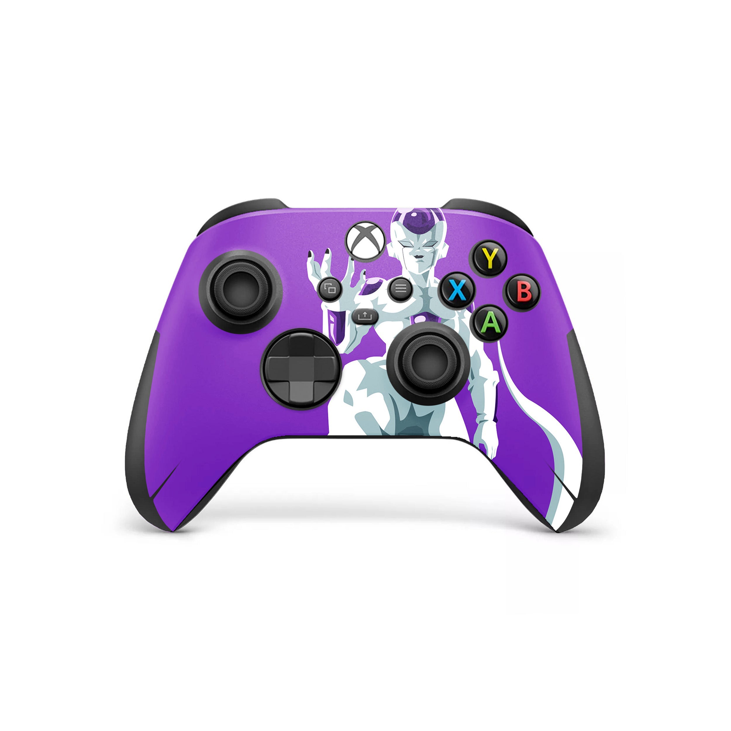 A video game skin featuring a Dragon Ball Z Frieza design for the Xbox Wireless Controller.