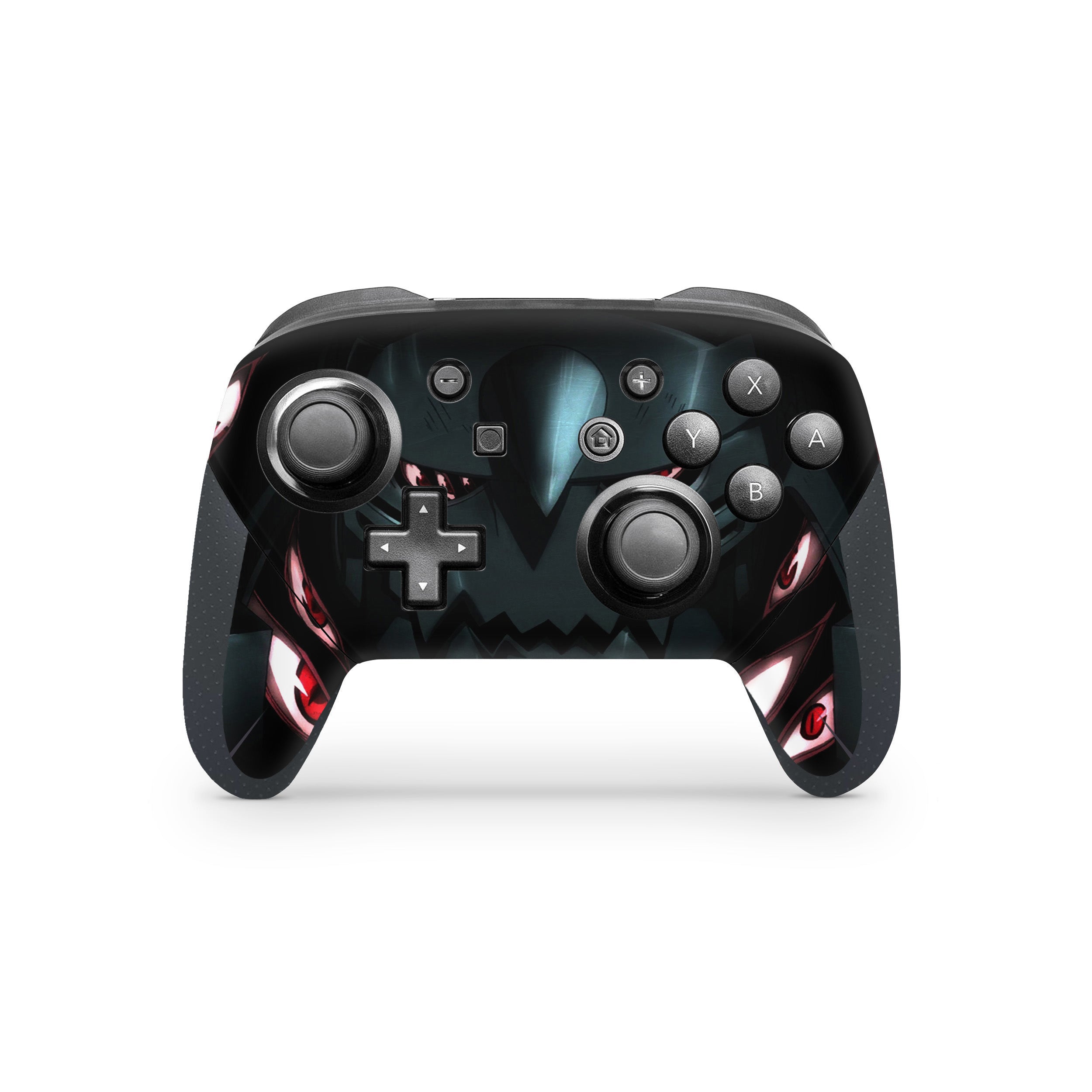 A video game skin featuring a Fullmetal Alchemist Alphonse Elric design for the Switch Pro Controller.