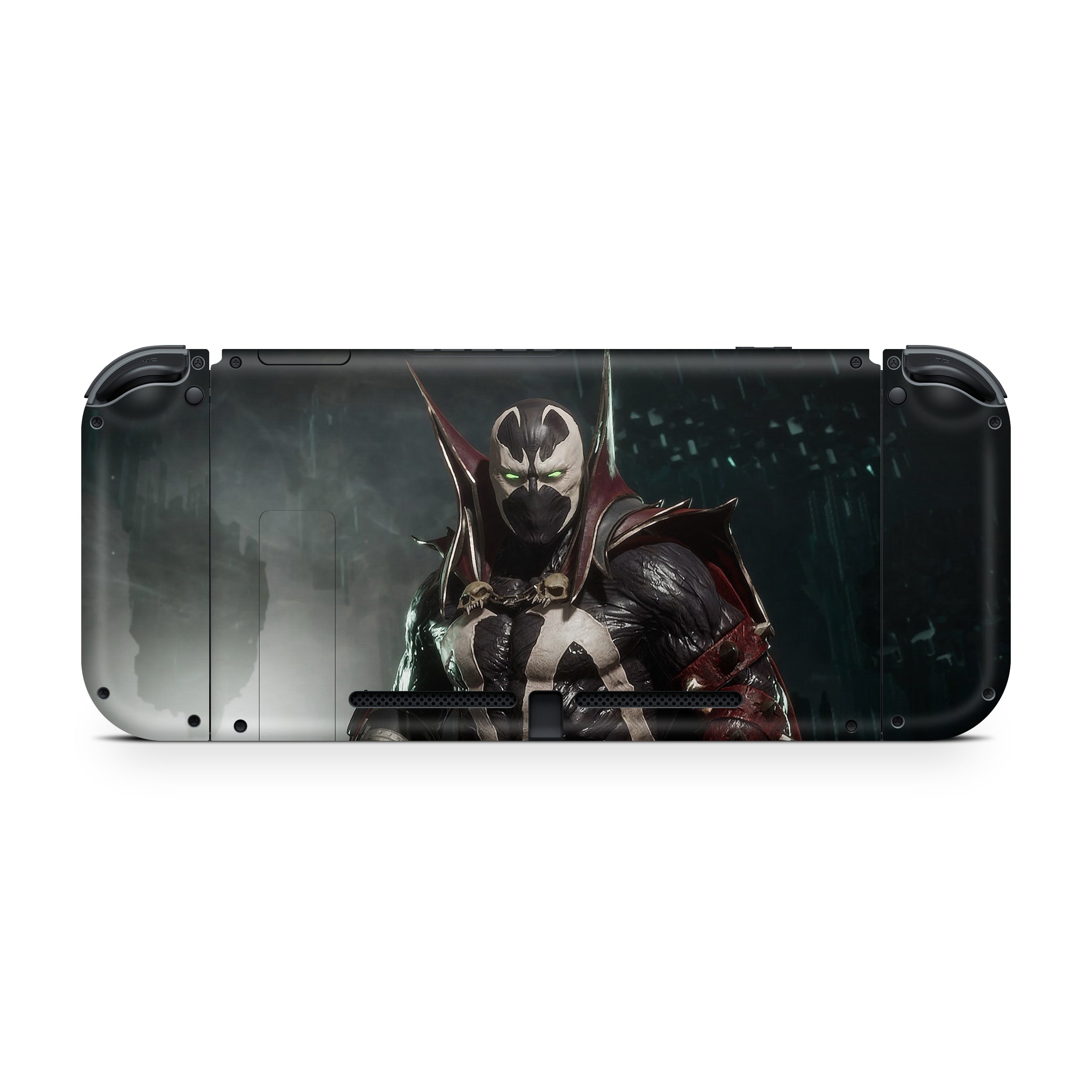 A video game skin featuring a Image Comics Spawn design for the Nintendo Switch.