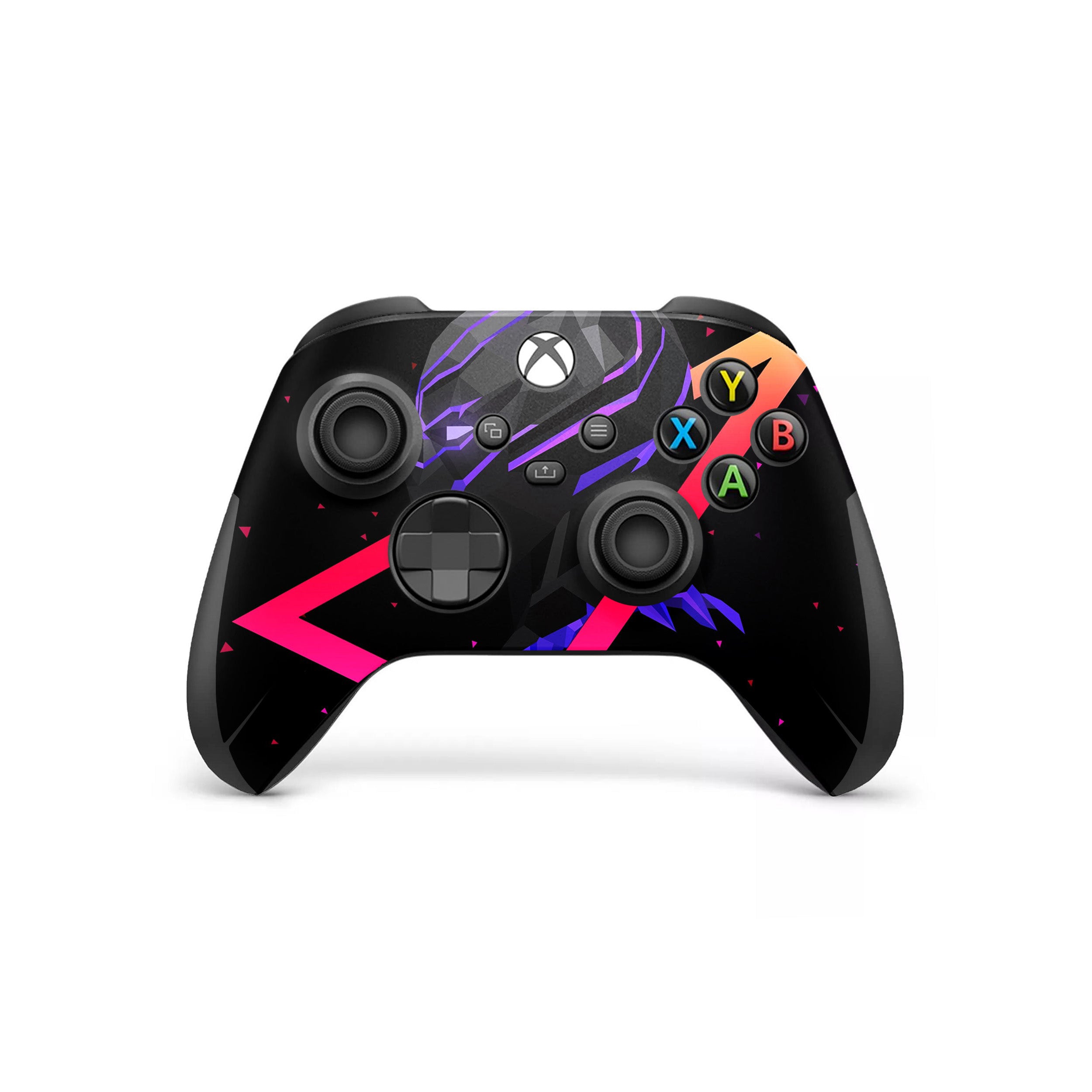 A video game skin featuring a Marvel Comics Black Panther design for the Xbox Wireless Controller.