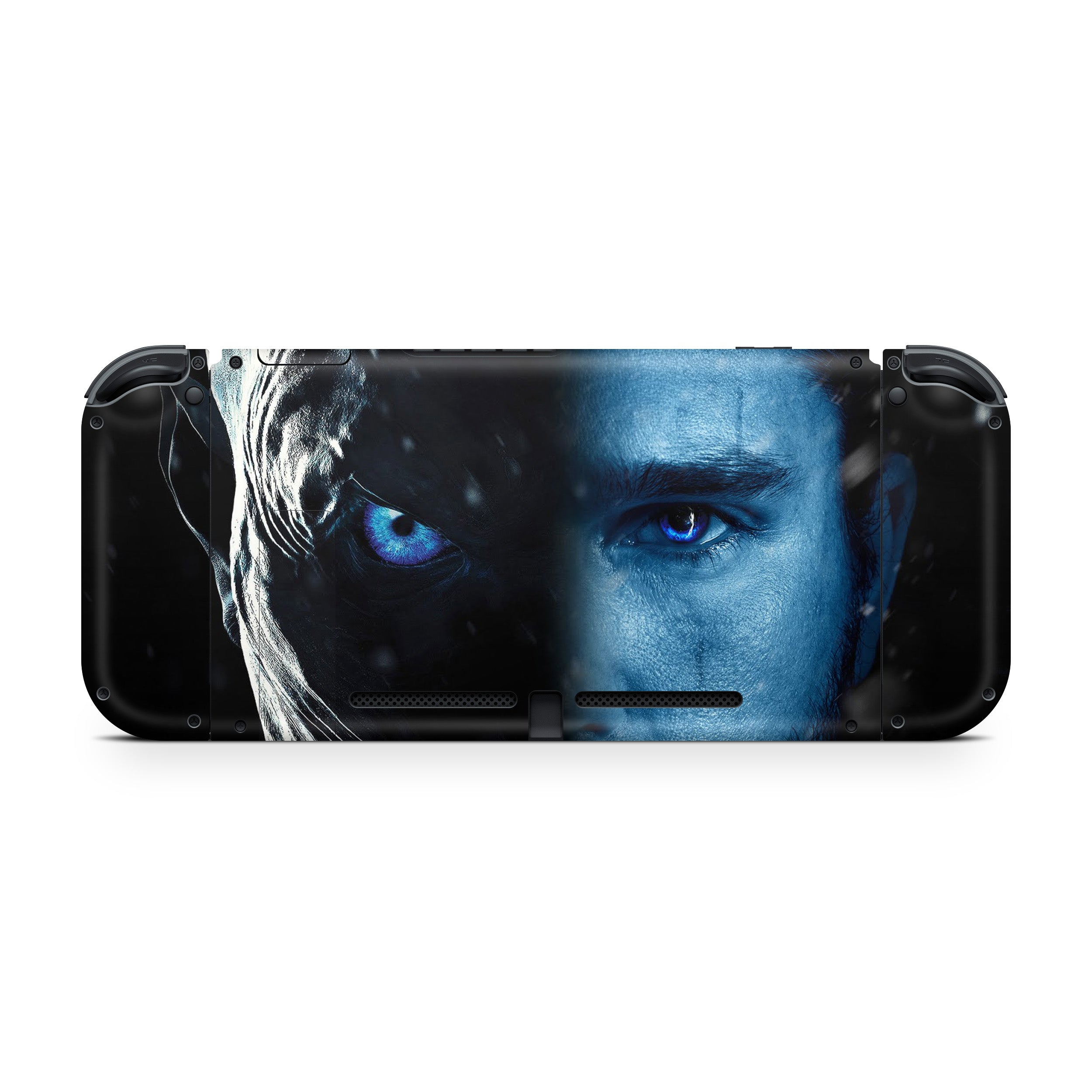A video game skin featuring a Game Of Thrones Jon Snow design for the Nintendo Switch.