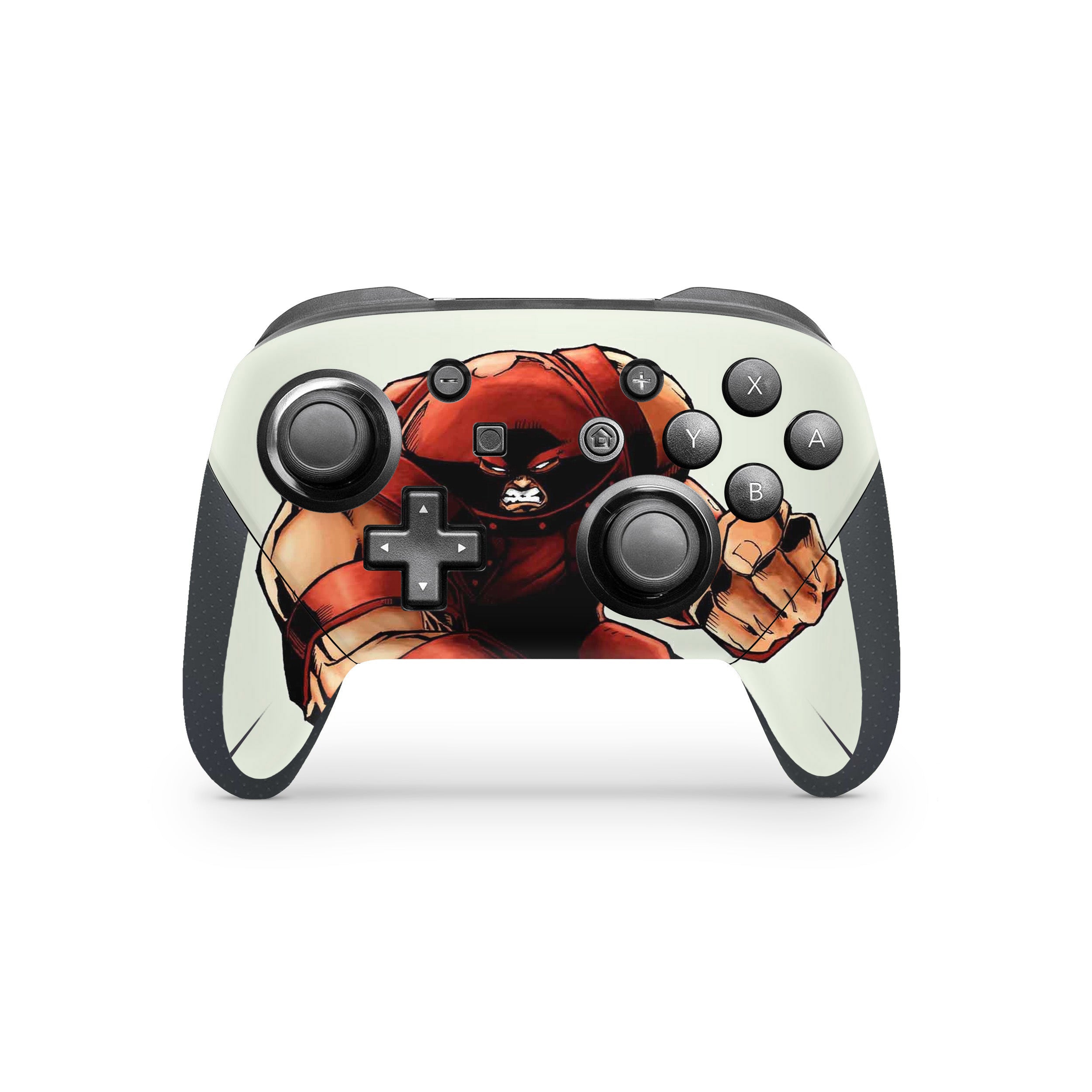 A video game skin featuring a Marvel Comics X Men Cyclops design for the Switch Pro Controller.