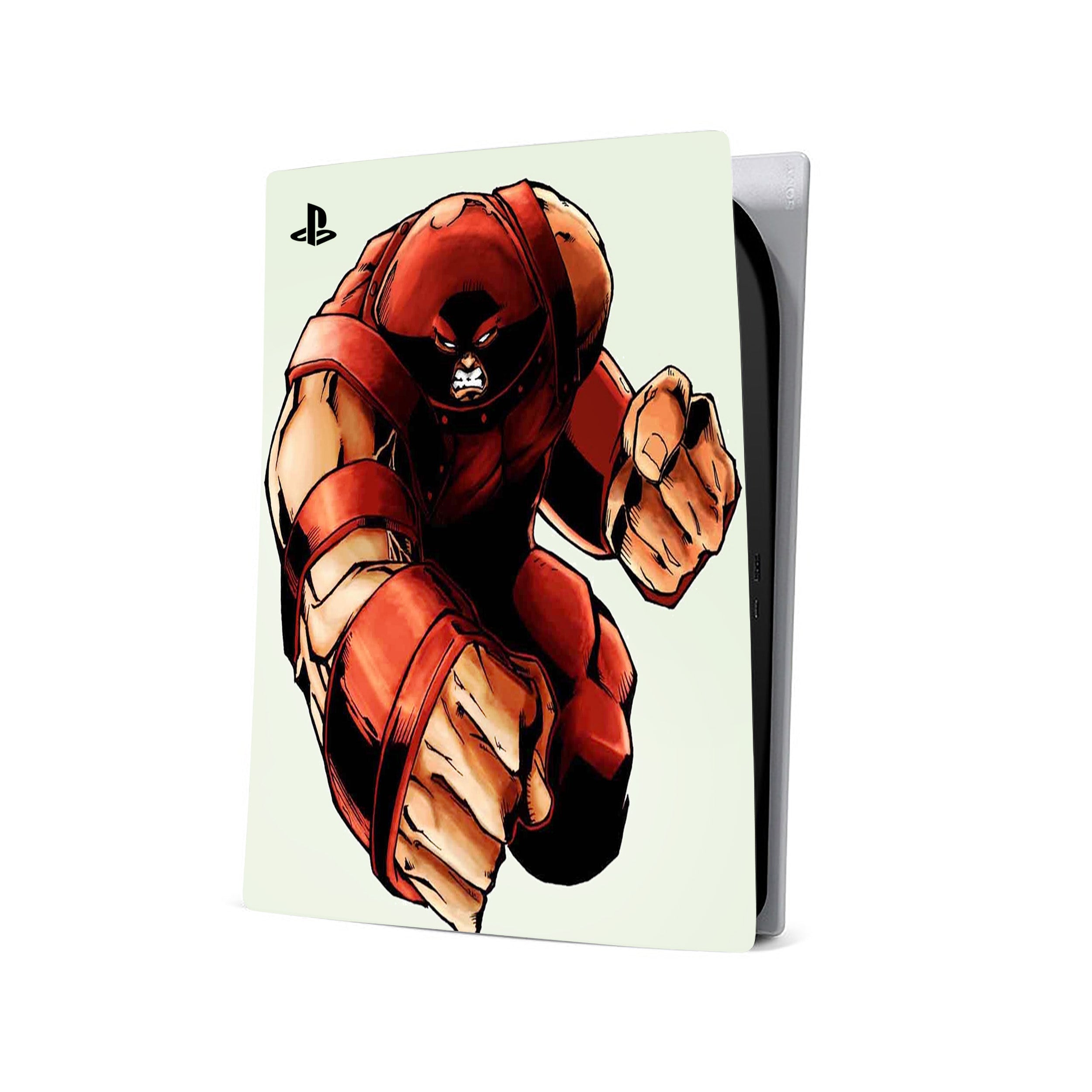 A video game skin featuring a Marvel Comics X Men Juggernaut design for the PS5.